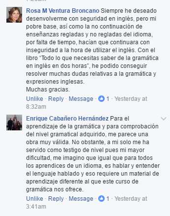 comentarios en Facebook