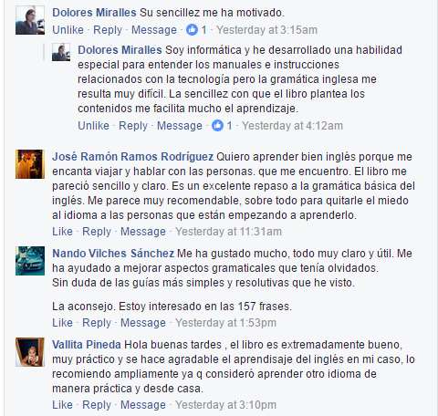 comentarios en Facebook