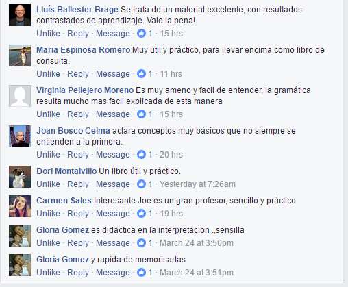 comentarios en Facebook
